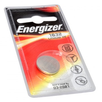 Energizer Cell Button Battery CR1632 3V 1 Pack