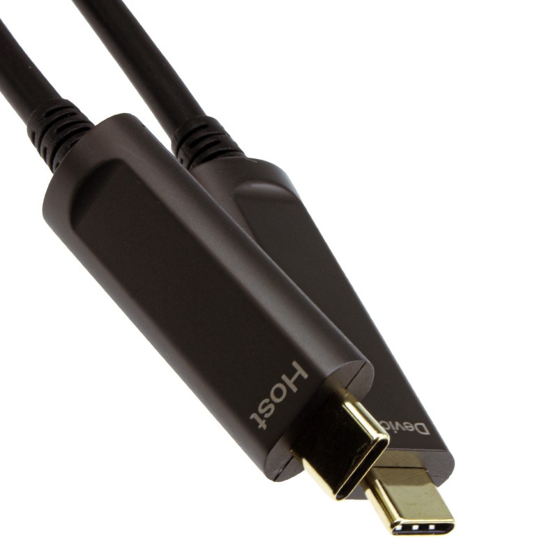 Cable actif fibre optique 5m USB-C vers USB-C vidéo INFOBIT AOC