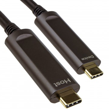 Long USB 3.1 Type C Active Optical Cable AOC 5V 900mA 10Gbps Data Transfer  15m