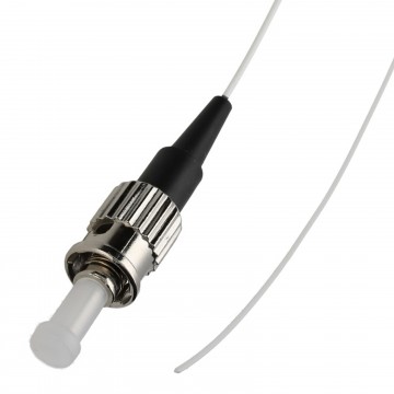 OM1 Fibre Optic ST Pigtail Simplex MM 50 125 Splicing LSZH Cable 1m White