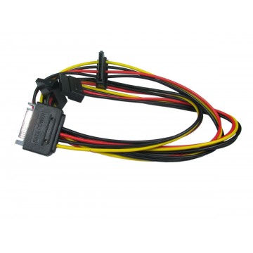 SATA Power Splitter 1 to 3 way Sata Adapter 15 pin to 3 x 15 pin