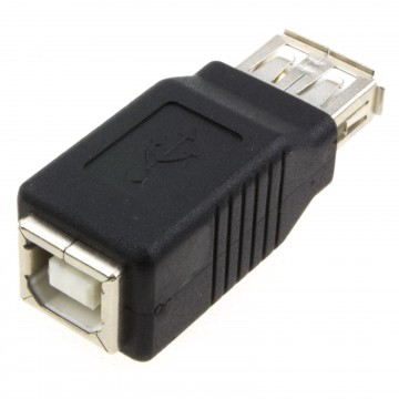 USB 2.0 Adapter/Converter A Female to B Female