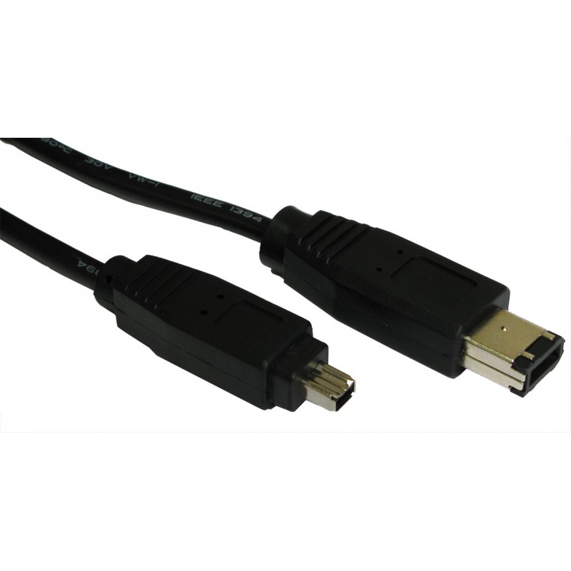 Firewire IEEE 1394 4 Pin to 6 Pin Cable DV-OUT Camcorder Lead 1m