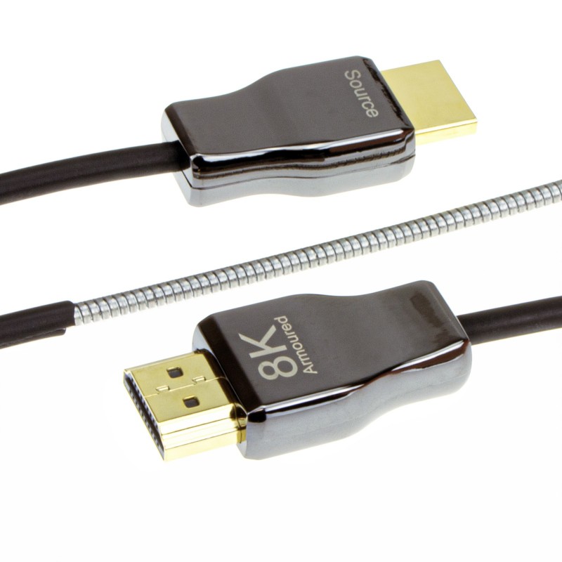 HDMI A/A Micro HDMI AOC Fiber Optic Cable 4K 10m - HDMI Cables