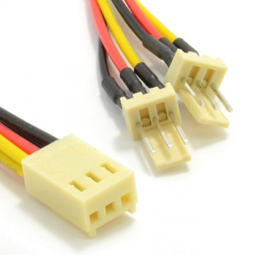 3 Pin Motherboard Fan Splitter Adapter Cable Lead 15cm