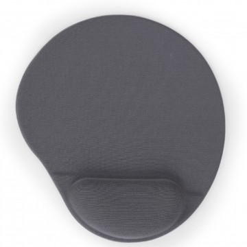 Gembird Gel Mouse Pad Mat With Wrist Rest Support Grey