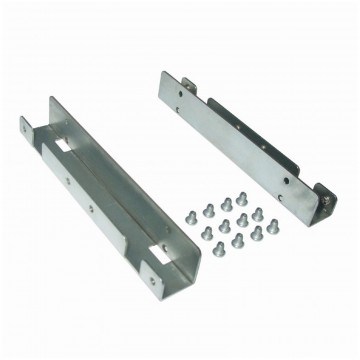 Metal SSD Mounting Rail for 2 x  2.5inch Hard Drives to 3.5inch Bay