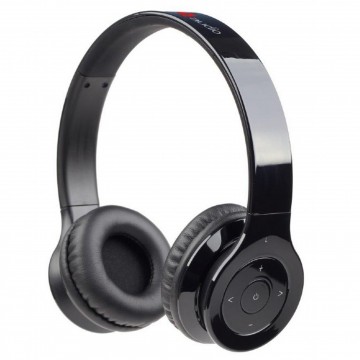 Bluetooth v4.1 Wireless Headset Rechargeable Earphones with Mic Black Berlin