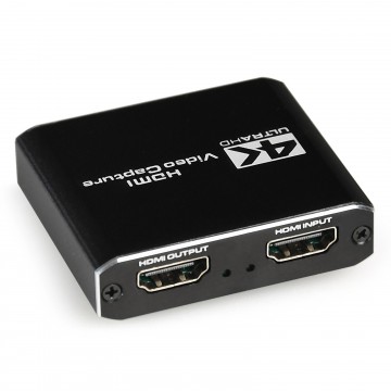 USB HDMI Video & Audio Grabber/Capture 4K Resolutions with Pass Through HDMI