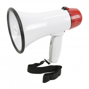 10W Megaphone/Microphone with Record & Playback Looper 200m Projection