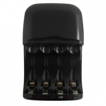 3 Pin Battery Charger with 5V USB Output for AA/AAA with Bad Cell Detection