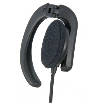 ME22 Single Mono Security Headphone Hinged Earpiece 3.5mm Mono Jack
