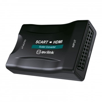 Scart to HDMI Converter Old Device to a HD TV/Monitor Display USB Powered