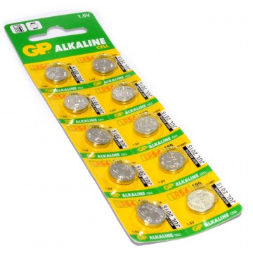 GP Alkaline Cell Battery LR54 189 V10GA D189A 1.5V [10 Pack]