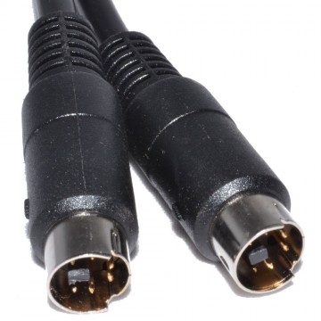 6 Pin Mini Din Plug to 6 Pin Mini Din Plug Audio Video Cable 1.5m