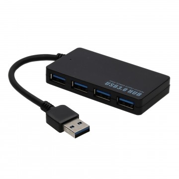 USB 3.0 SuperSpeed 4 Port USB Hub up to 4 Devices to 1 USB Port 5GBPS