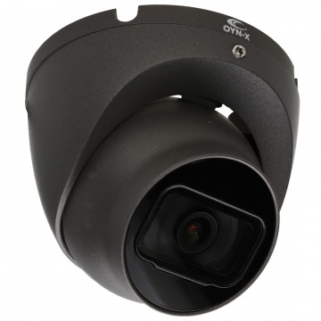 5MP Starlight CCTV Turret Camera with Built In Microphone 2.8mm Fixed Lens Grey