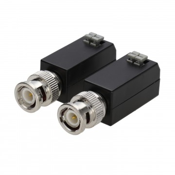 BNC 2MP to 5MP Video Balun QUICK-FIT CCTV Over LAN/Ethernet Cat5 Network (PAIR)
