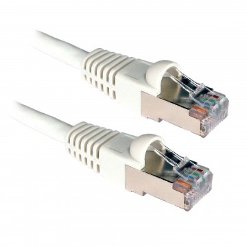 Cat6A SSTP LSZH RJ45 Network Ethernet Patch 10 Gigabit Cable  3m White