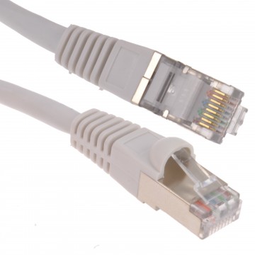 Cat6A SSTP LSZH RJ45 Network Ethernet Patch 10 Gigabit Cable  0.25m White