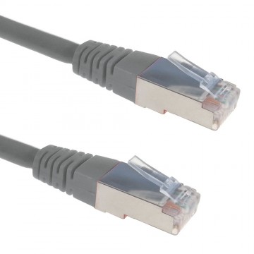 Cat6A SSTP LSZH RJ45 Network Ethernet Patch 10 Gigabit Cable 15m Grey