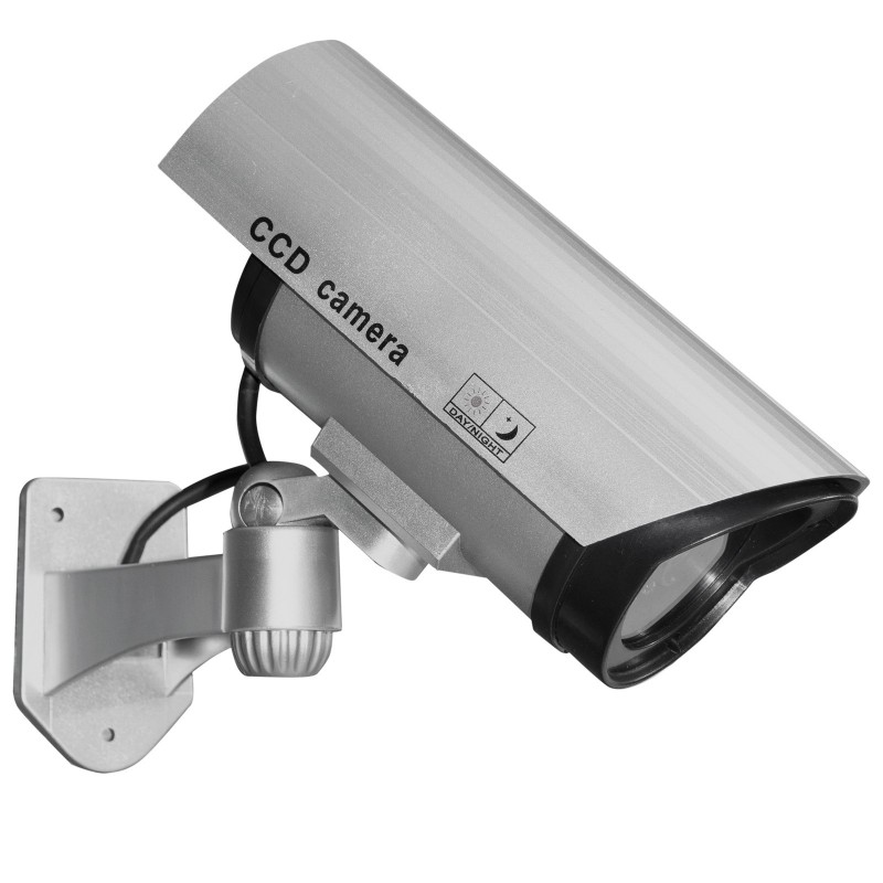 Dummy Bullet CCTV Camera with Bracket and Cable Battery Powered Indoor/Outdoor
