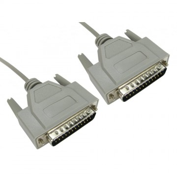 Switchbox Cable 25 pin male to 25 pin male Parallel/Serial 3m
