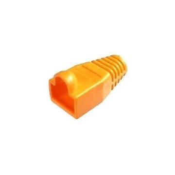 ORANGE RJ45 Boot for Network Cables - Pack of 100 Boots