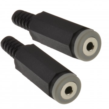2.5mm 4 Pole Jack Socket Solder Terminal Connector For Audio or Video [2 Pack]