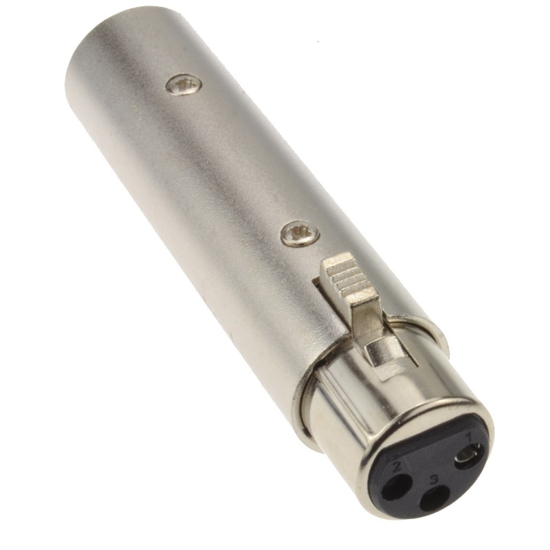 5 Pin DMX Plug to 3 Pin XLR Female Plug Audio & Lighting Adapter