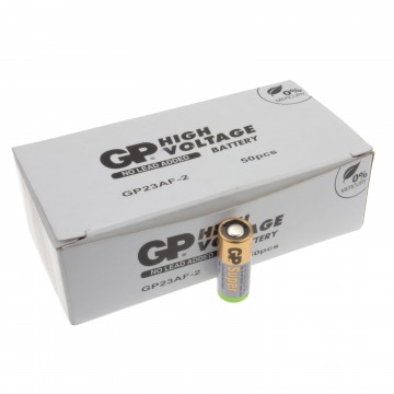 GP 23A Long Lasting 12V Alkaline Remote Control Batteries [50 Pack]