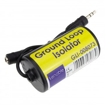 3.5mm Stereo Ground Loop Isolator Female to Male Earthing for Audio