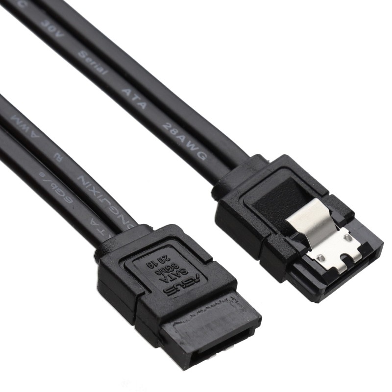 SATA Cable, SATA Data Cable and SATA Power Splitter Cable (4 Pack) SATA III  Cable 6.0 Gbps SATA 3.0 Cable,15 Pin Power 