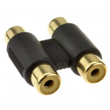 Phono RCA Coupler Twin Socket to Twin Socket Audio/Video