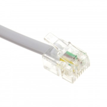 4-Wire Telephone Cable RJ11 (10m) - Cablematic