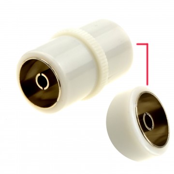 RF Coupler Coax Female Socket to Socket Joins RF TV Aerial Coaxial Cables