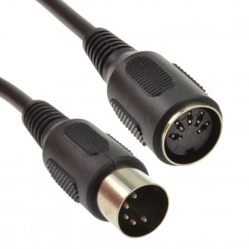5 pin DIN Male to Female Audio MIDI/AT Extension Cable 2.5m