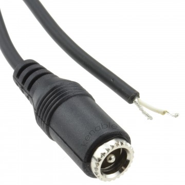 2.1mm x 5.5mm Female DC Socket to Bare Ended Power Cable 2m