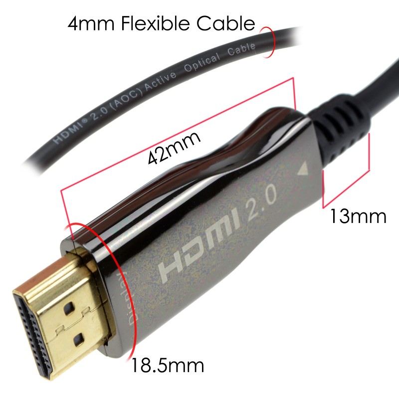 Cable HDMI 2.0 M/M 10M Ultra HD 4K 18 Gbps