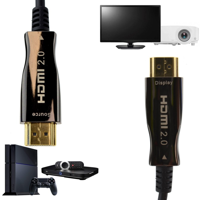 Câble HDMI optique actif 18Gbps - 10m - CLV215A/10