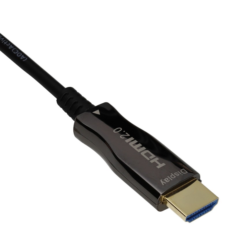 Audiophonics - Câble HDMI 2.0 Fibre Optique HDCP 2.2 4K HDR ARC 15m