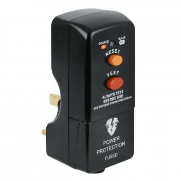 RCD Active Safety Mains Residual Circuit Breaker UK Plug Adapter Fused