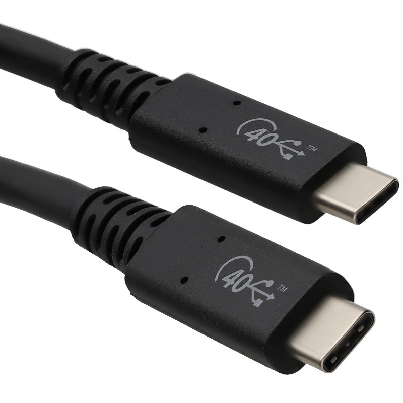 Usb 4 Cable, Right Angle Thunderbolt 4 Cable 40gbps Data Transfer