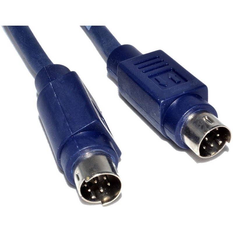 DAP Audio HQ 8 pin Mini DIN Plug to 8 pin Mini DIN Plug Cable 1.5m