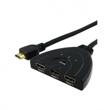 HDMI 3 way Auto Switcher 4K/1080p UHD 3 Devices into 1 TV Cable [3 port]