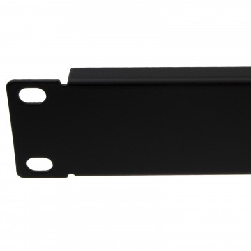 Blanking Plate Solid 1U for Comms Data Cabinet Rack 19 inch Black