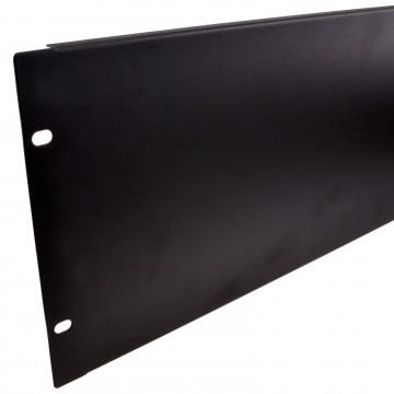 Blanking Plate Solid 4U for Comms Data Cabinet Rack 19 inch Black