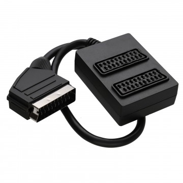 Scart Switch Box 2 Way Two Devices to One TV Display 0.5m 50cm