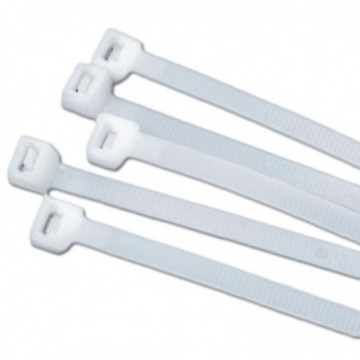 Natural Cable Ties 100mm x 2.5mm Nylon 66 UL Approved [1000 Pack]