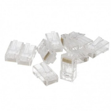 RJ45 Cat5e Ethernet  LAN Crimps Ends for Networks [10 Pack]